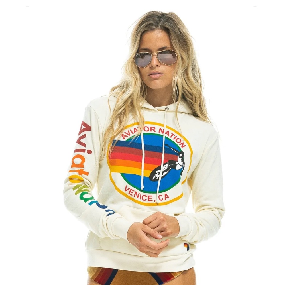 Aviator Nation Vintage Pullover Hoodie